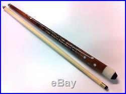 Hand Carved With Mother of Pearl inlay Wooden Pool Snooker Billiard 4 x Cues SET