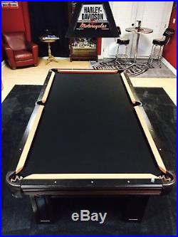 Harley Davidson Olhausen Pool Table Light Usa Slate Billiards Rug Carpet New