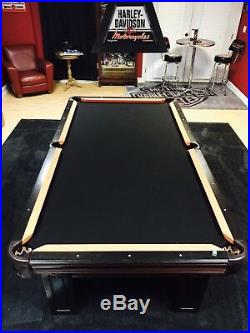 Harley Davidson Olhausen Pool Table Light Usa Slate Billiards Rug Carpet New Set