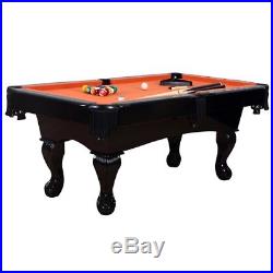 Harvil 84 Inches Black Pool Table with Claw Legs and Complete Accessories