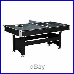 Hathaway 6 Ft Billiard Pool Table Set With Table Tennis Top Black Red New