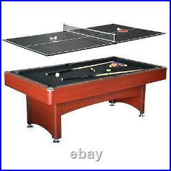 Hathaway Bristol 7-ft Pool Table with Table Tennis Top Black