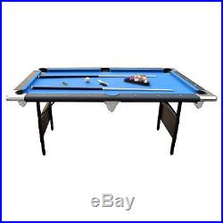 Hathaway Fairmont 6 ft. Portable Pool Table, Blue (Table Top), 6 ft
