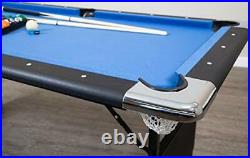 Hathaway Fairmont Portable 6-Ft Pool Table Families Includes Balls, Cues, Chalk