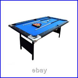 Hathaway Fairmont Portable Pool Table 6Feet Indoor Game Easy Folding Storage New