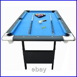 Hathaway Fairmont Portable Pool Table, 6-Ft, for Families with Easy Folding