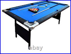 Hathaway Portable Fairmont Table Pool Easy Folding 6-Ft Families Storage Indoor