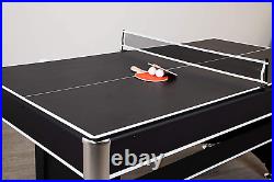 Hathaway Spartan 6' Pool Table, billiards+table tennis top 72 L x 38 W x 31 H