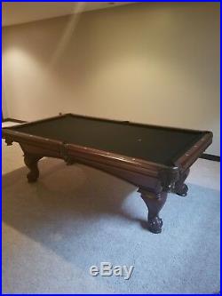 Heritage Slate Pool Table 8 Foot with accessories and wall rack