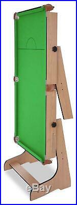 Hy-Pro 6Ft Folding Snooker And Pool Table Playing Fun With Balls Accessories UK
