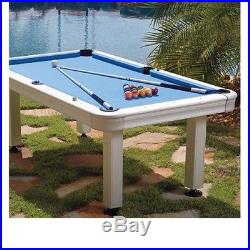 Imperial 7 Foot Outdoor Pool Table with Waterproof Playfield and Accessories