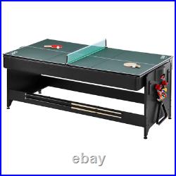 Indoor 3-in-1 Multi-Game Table Pool Table Table Tennis Air Hockey Ships Free