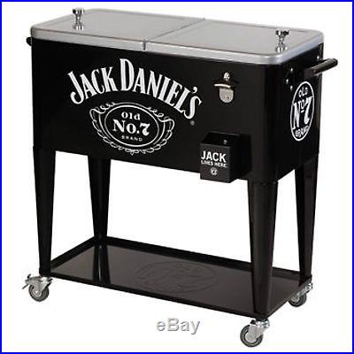 Jack Daniel's 80 Quart Rolling Cooler
