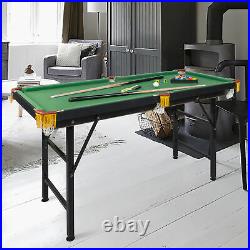 Kariyer 55 Folding Billiard Table Pool Game Kids Accessories Indoor Green Gift