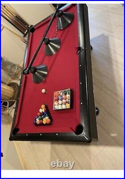 Kasson 7' Slate Pool table with lights & accessories