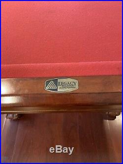 LEGACY SLATE 8' POOL TABLE BILLIARD With Accessories