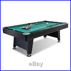 Lancaster 90 Inch Arcade Game Room Billiard Pool Table with Balls and Cue, Green