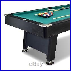 Lancaster 90 Inch Arcade Game Room Billiard Pool Table with Balls and Cue, Green