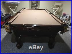 Limited Edition 8ft Brunswick Orleans Pool Table Near Mint Condition