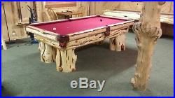 Log pool table