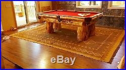 Log pool table