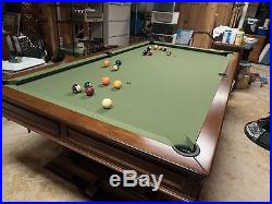 Longoni Balmoral 8 Foot Slate Pool Table (Beautiful solid hardwood!)