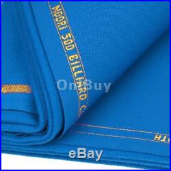 M00RI500 Standard 9ft Table High Speed Billiard Cloth Pool Table Felt Blue