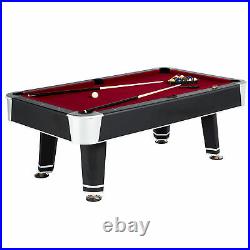 MD Sports 7.5 Foot Arcade Style Avondale Billiards Pool Table with Accessory Kit