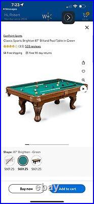 MD sports Billiard Table