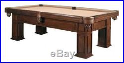 Manchester 8 Foot Pool Table with Pecan Finish and FREE Shipping
