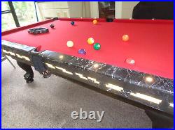 Marble and Onyx Pool Table