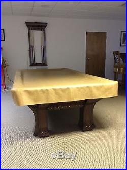 Marquette 4 1/2' x 9' Brunswick Ltd. Edition Pool Table with 1 1/2 slate