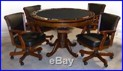 Maverick Bumper Pool Card Table With Chairs Room Furniture 31 Arcade