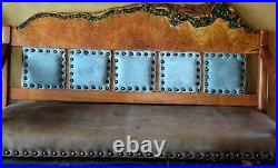 Mesquite Turquoise Pool Table Spectator Bench