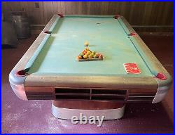 Mid-Century Brunswick Balke Collender Billiard Pool Table