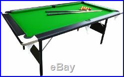 Mightymast Leisure 7ft HUSTLER Professional Fold Up Deluxe Pool Table With Gr