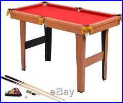 Mini Billiard Pool Table Set with Accessories Cue Chalk Balls 48 Inch Enjoyable