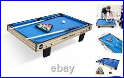 Mini Pool Table Top Games 36-Inch Tabletop Billiards Table Set with 16 Pool