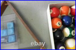 Mini Pool table Minnesota Fats Miniature GMI 36x20 victor balls rack Billiards