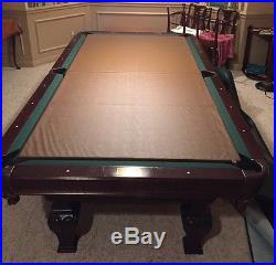 Mirage Billiards Table with Accessories -NICE! Adler Wood and Mahogany Finish