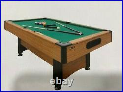 Miserak 6'5 Pool Table withball retrieval system and accessories