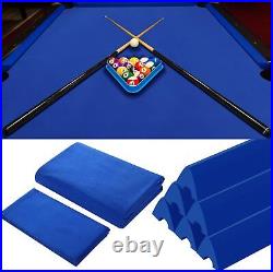 Mixweer Billiard Cloth for 8 ft Pool Table Pre Cut Felt Blue