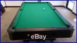 Mizerak 8' Slate Pool Table With Ball Return