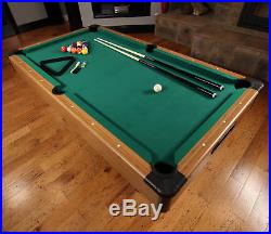 Mizerak Dynasty Space Saver 6.5 Rec Room Billiard Pool Table with Balls