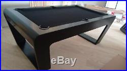Mobililoft Modern Pool Table, Professional, Black Matte Color