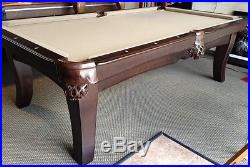 Model D Modern Pool Table Custom Pool Table 7' 8' or 9