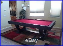Monaco 8' Pool Table Available with Dining Top Conversion and FREE Shipping