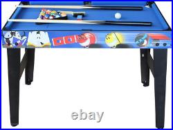 Multi Function Combo Game Table, Steady 4 in 1 Pool Table for Kids, Hockey Table