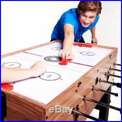 Multi-Game Room Table Best Pool Foosball Air Hockey Billiards Combo Set For Kids