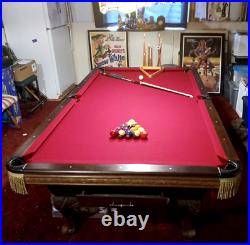 Murrey Custom Eight Foot POOL TABLE with Ball Return LOCAL PICKUP ONLY